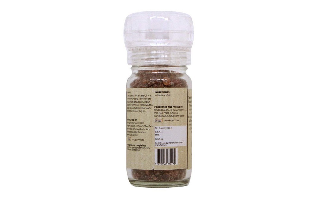 Nutty Yogi Indian Black Salt    Bottle  100 grams